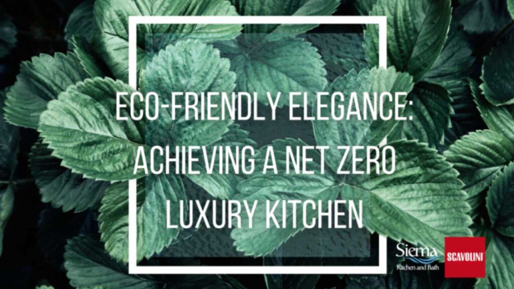 eco friendliness in your kitchen